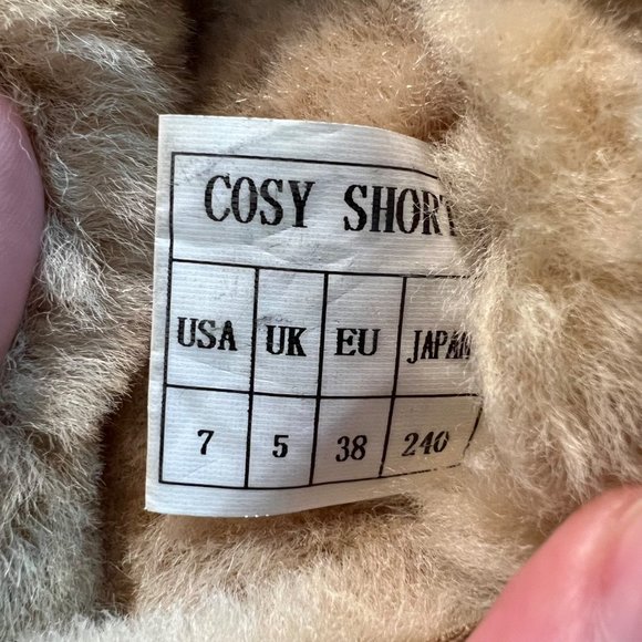 Australia Luxe Collective Womens Cosy Short Sheepskin Boot Sand Brown size 7 - Picture 11 of 13